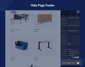 Odoo Website Header/Footer Visibility