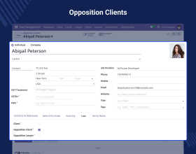 Odoo Law Management System