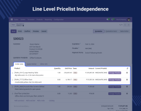Odoo Multi Pricelist on Order
