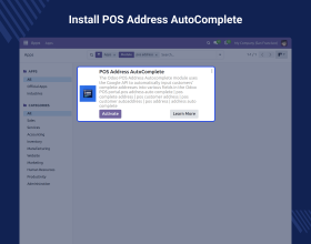 Odoo POS Address Autocomplete