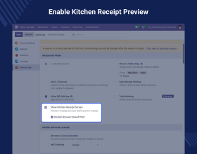 Odoo POS Kitchen Order Receipt
