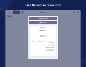 Odoo POS Kitchen Order Receipt