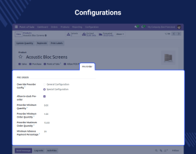Odoo POS Pre Order