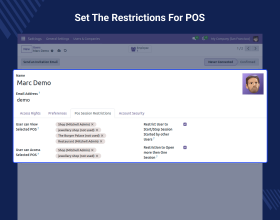 Odoo POS Session Restriction