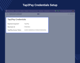 Odoo POS Tap2Pay Payment Acquirer