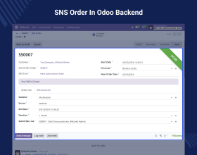 Odoo Website Subscribe and Save