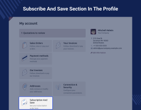 Odoo Website Subscribe and Save