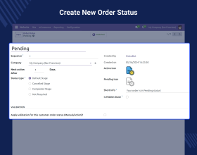 Odoo Website Order Tracking
