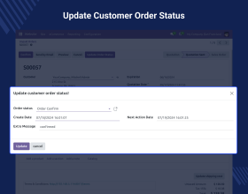 Odoo Website Order Tracking