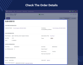 Odoo Website Payment Braintree Recurring