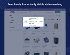 Odoo Website Product Visibility