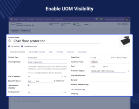 Odoo Website Product Multi UOM