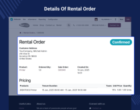 Odoo Website Sale Rental for Enterprise