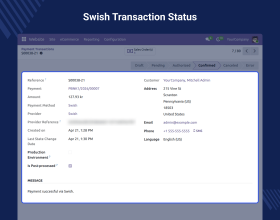 Odoo Website Swish Payment Acquirer