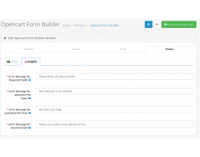 OpenCart Form Builder