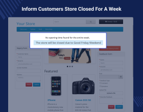 OpenCart Store Close Extension