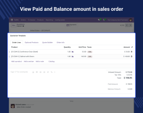   Odoo Sales Order Advance Payments 
