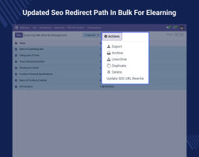 Odoo SEO URL Redirect eLearning