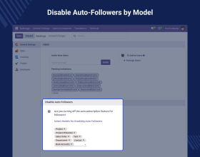 Odoo Disable Auto Followers