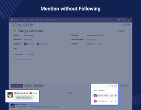 Odoo Disable Auto Followers