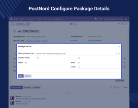 Odoo PostNord Delivery Carrier