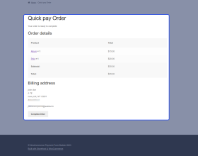 Payment Form Builder for WooCommerce