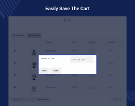 WooCommerce Save and Share Cart Plugin