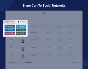 WooCommerce Save and Share Cart Plugin