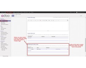 Odoo Marketplace Seller Profile Tabs