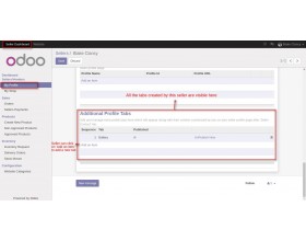 Odoo Marketplace Seller Profile Tabs