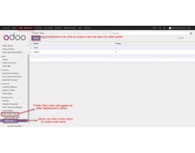 Odoo Marketplace Seller Profile Tabs