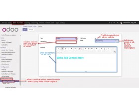 Odoo Marketplace Seller Profile Tabs