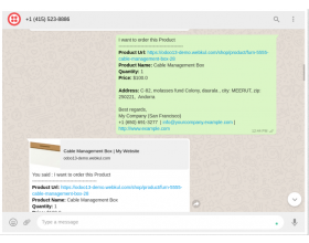 Odoo WhatsApp Shopping Bot & Order Notifications
