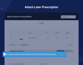 Medical Prescription Attachment for WooCommerce