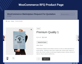 WooCommerce Multi Vendor Request for Quote Plugin