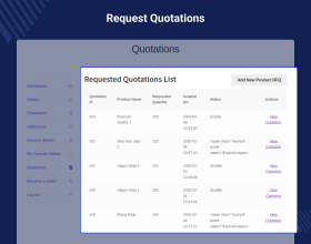 WooCommerce Multi Vendor Request for Quote Plugin