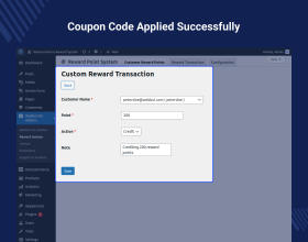 WooCommerce Reward System