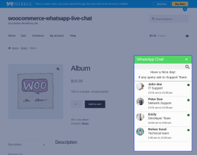 WooCommerce WhatsApp Chat Plugin