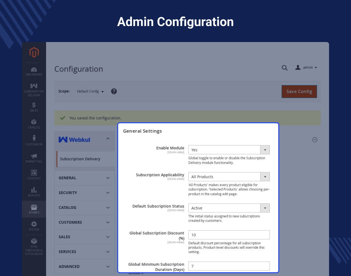 Magento 2 Subscription Delivery Module