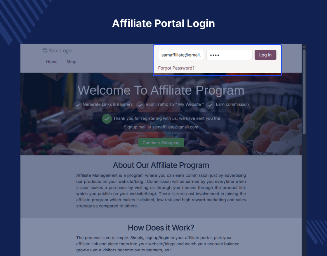 Odoo Affiliate Management