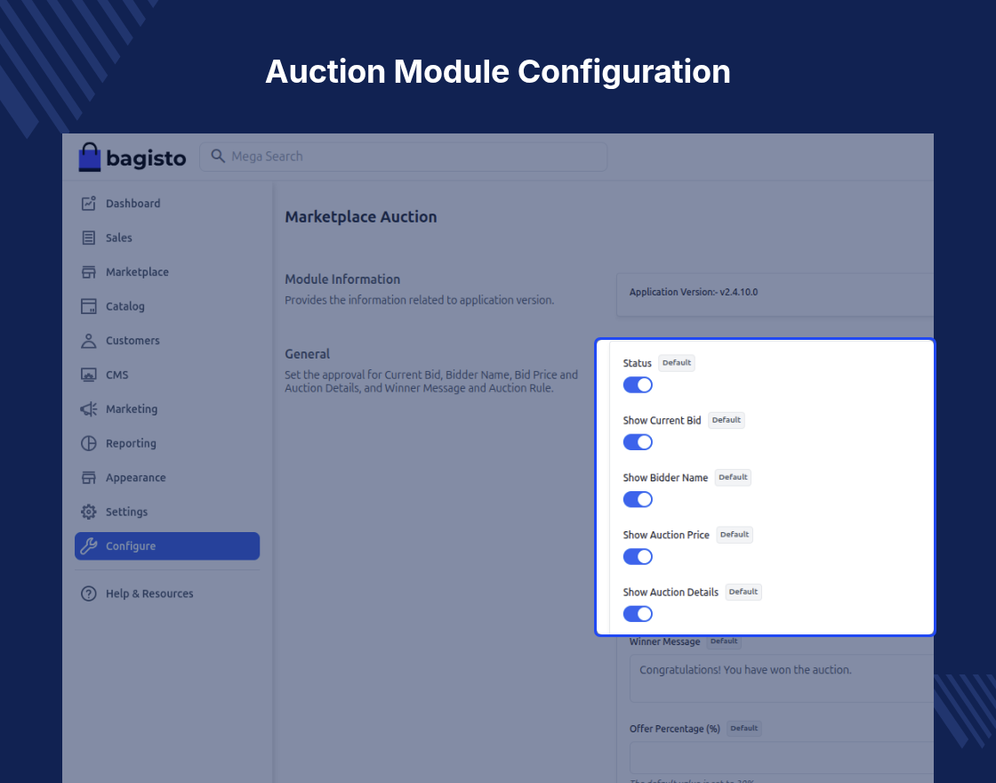Laravel eCommerce Multi Vendor Auction