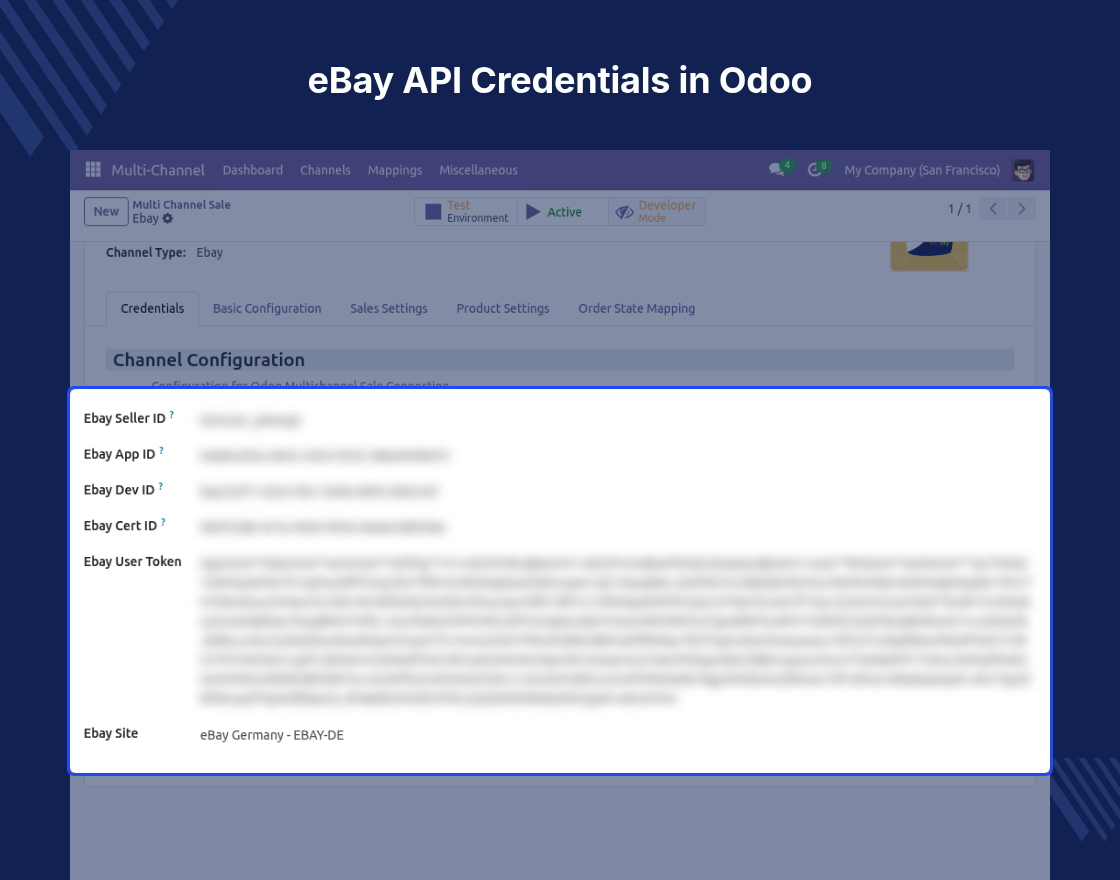 Odoo eBay Connector