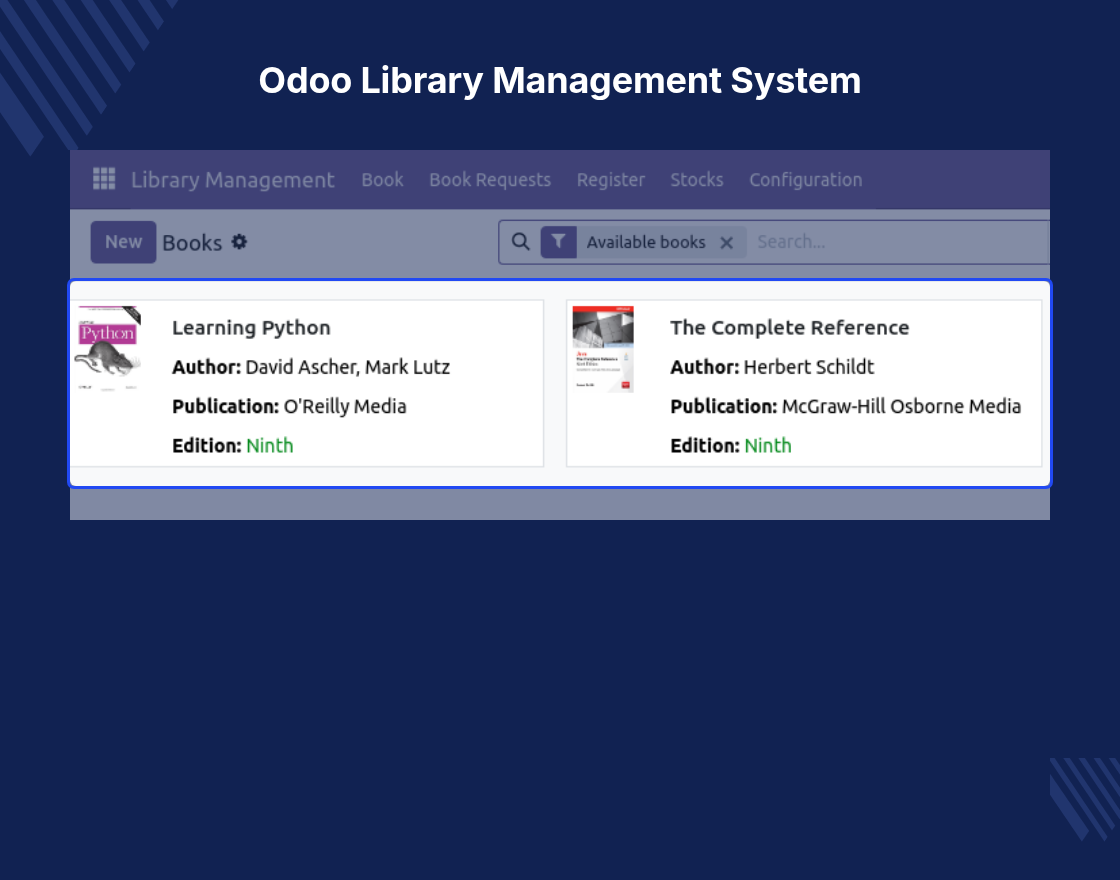 Odoo Library Management System