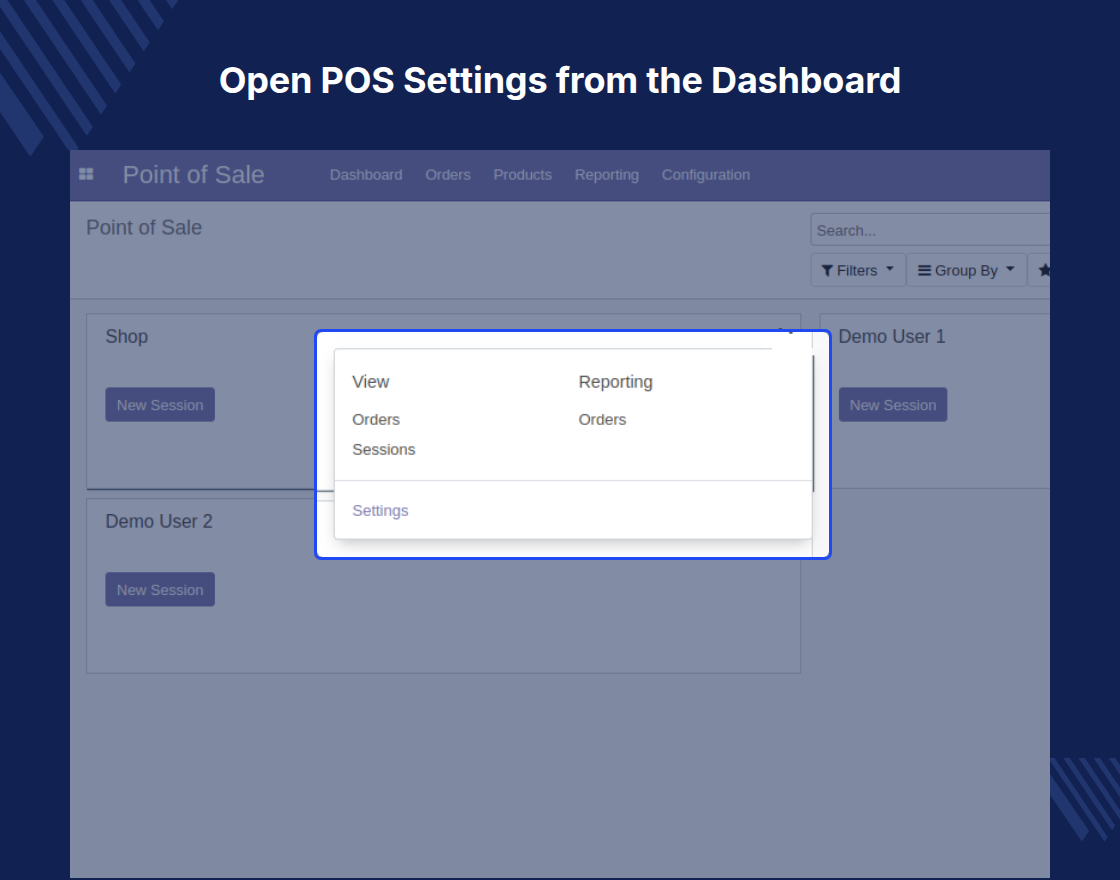 Odoo POS Manage Order Selector