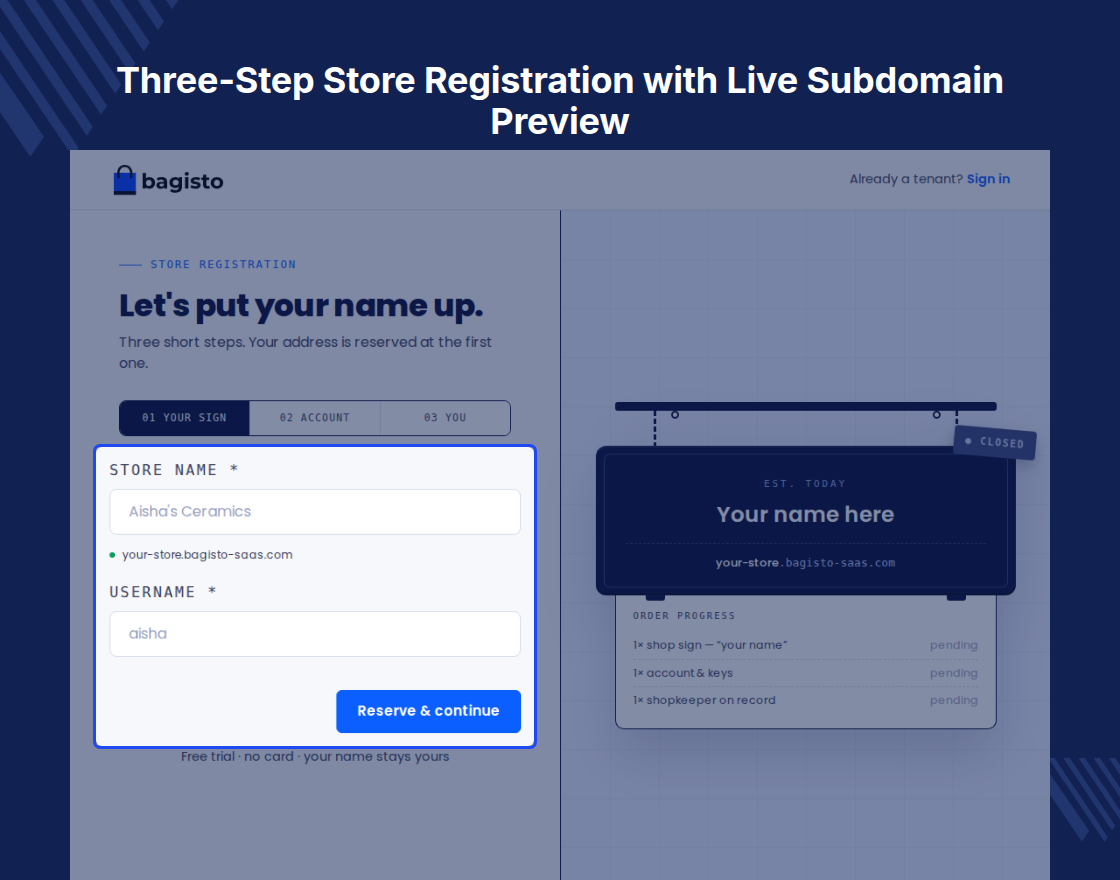Laravel e-Commerce Multi Company SaaS Module