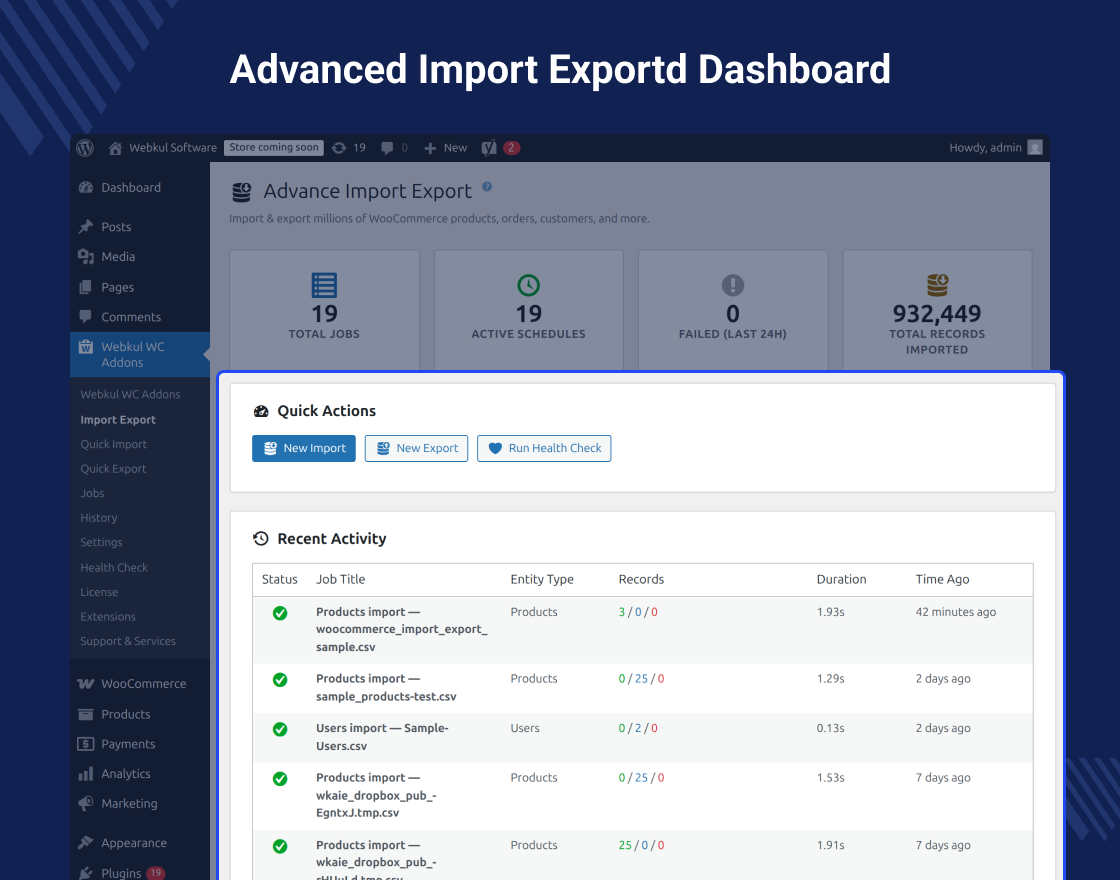 WooCommerce Advanced Import Export