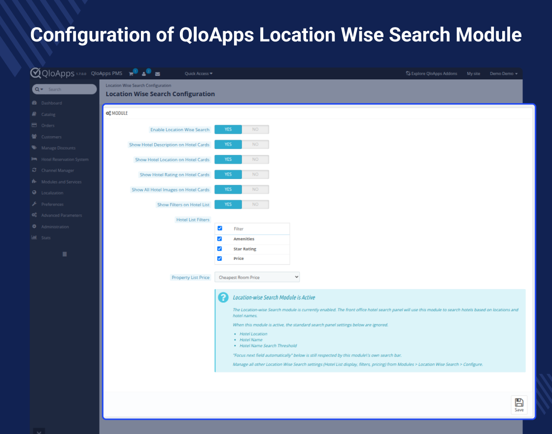 QloApps Location Wise Search