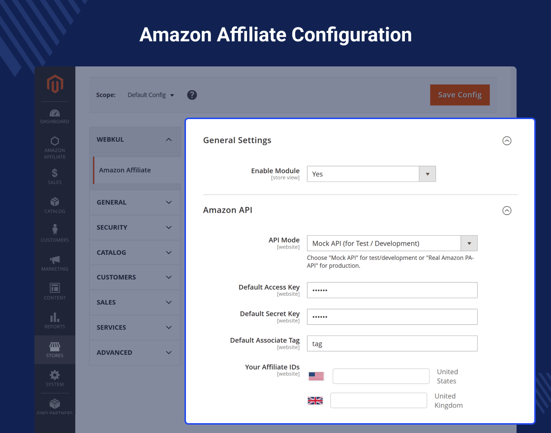 Magento 2 Amazon Affiliate