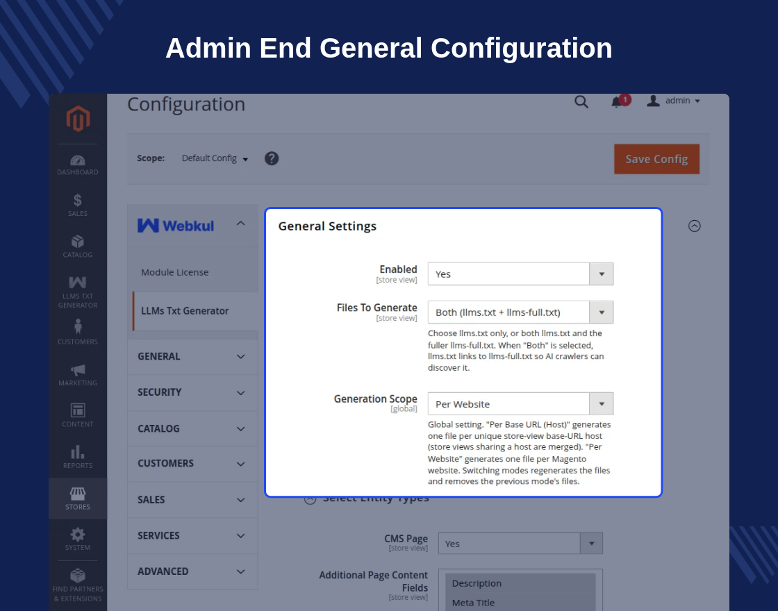 Magento 2 LLMs TXT Generator