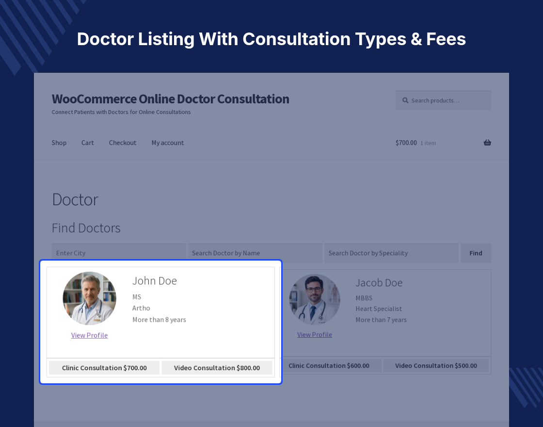 Woocommerce Online Doctor Consultation Plugin